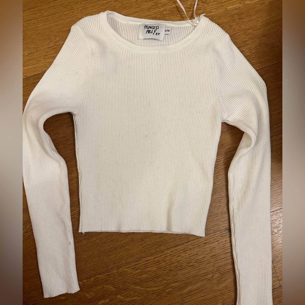 Princess Polly Ribbed Long Sleeve Shirt